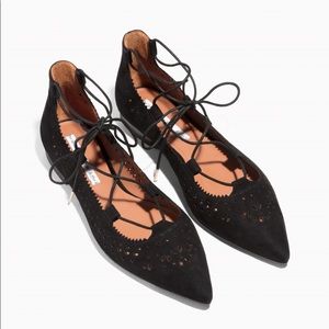 & Other Stories pointy ballerina flats